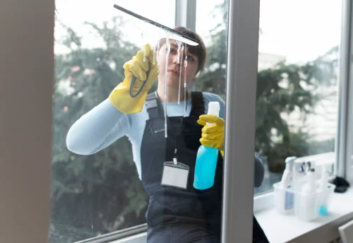 Nettoyage de vitres intérieures et extérieures à Gajoubert